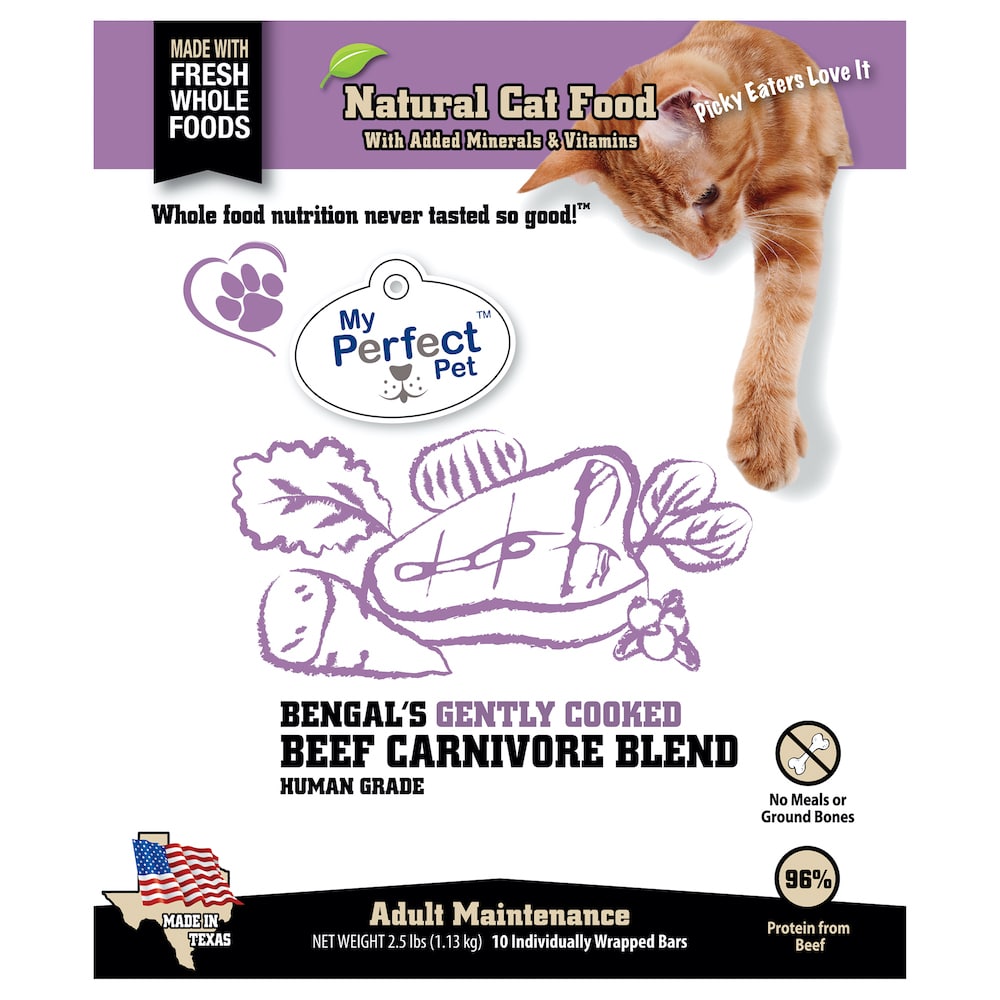 My Perfect Pet Bengal’s Beef Carnivore Grain Free Blend My Perfect Pet Bengal’s Beef Carnivore Grain Free Blend