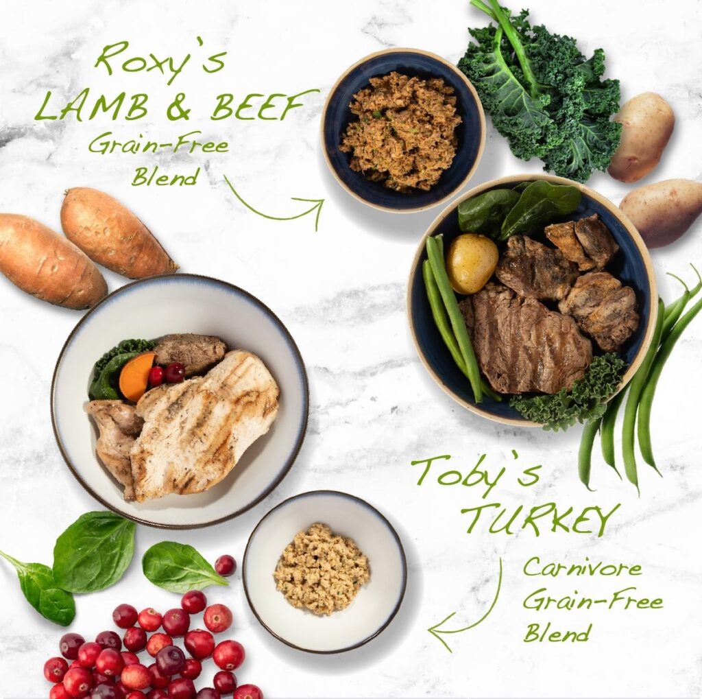 Roxy's Lamb & Beef and Toby's Turkey