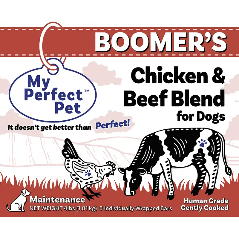 Boomer's Chicken and Beef Blend for Dogs, My Perfect Pet Food