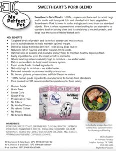 Sweetheart's Pork Blend for Dogs - Product Information (preview)